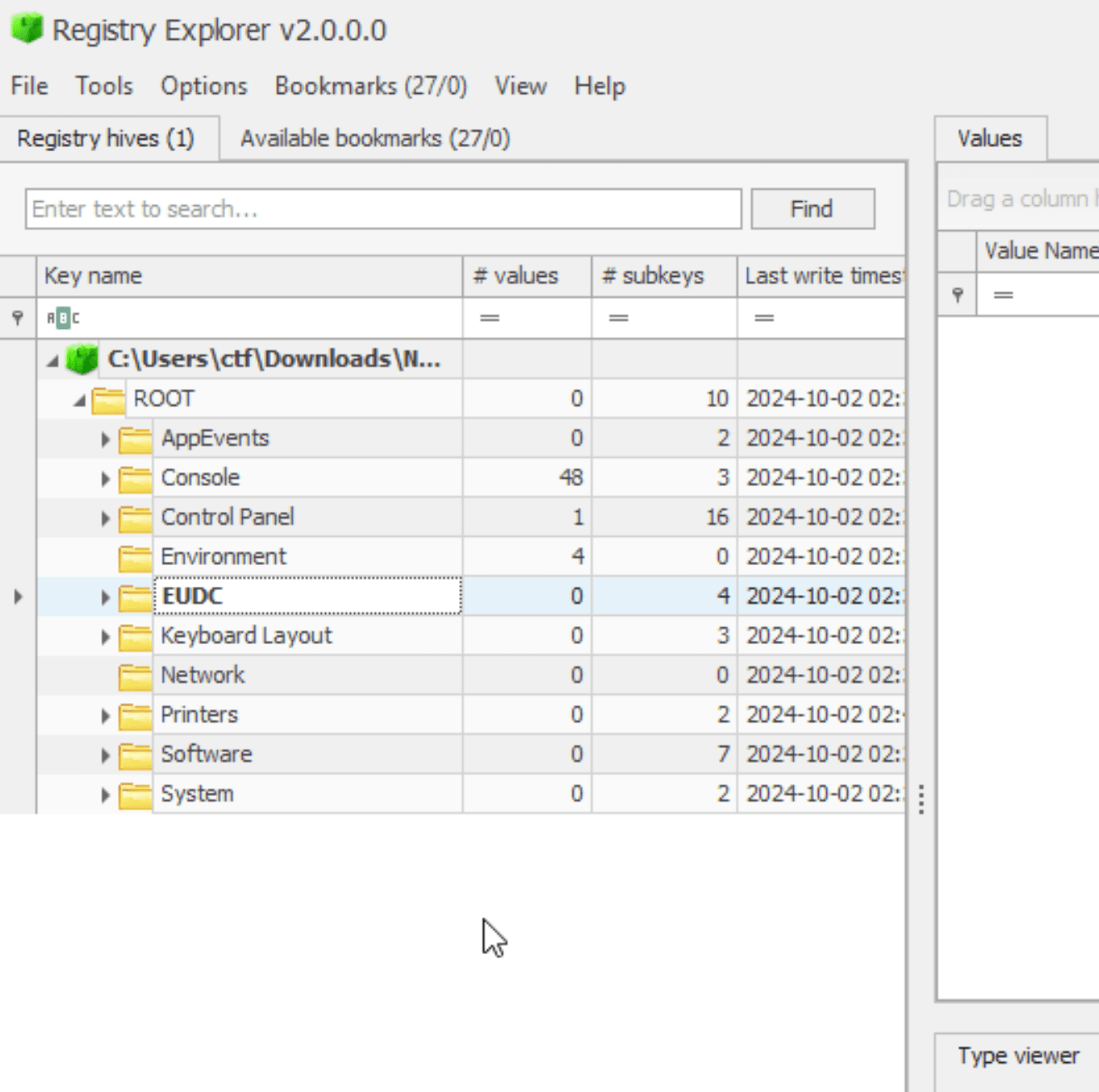 content inside of reg view