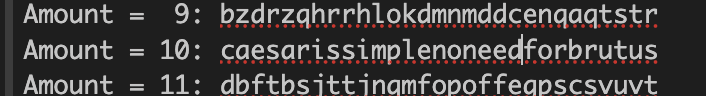Image showing Cyberchef ROT13 Bruteforce output