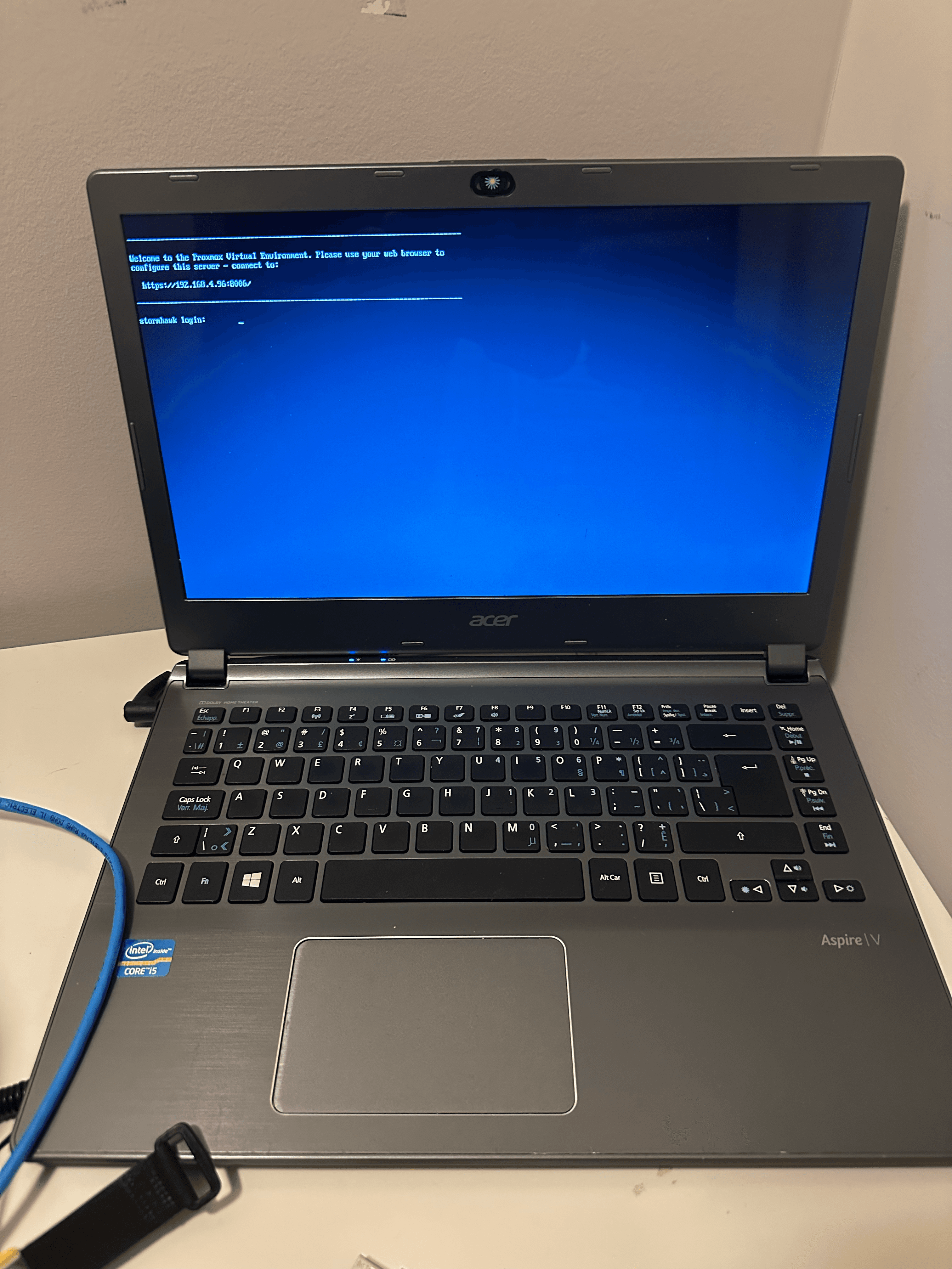 the laptop I’m going to mine on Image showing the hardware I will be using to mine