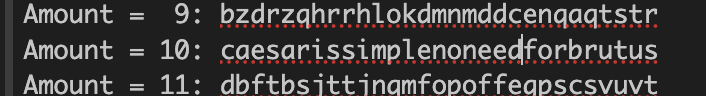Image showing Cyberchef ROT13 Bruteforce output