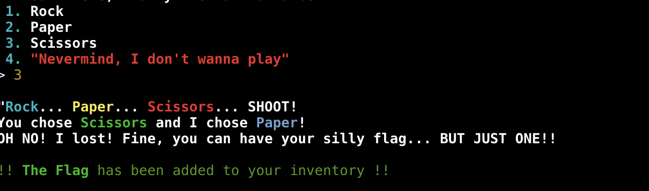 We Won!